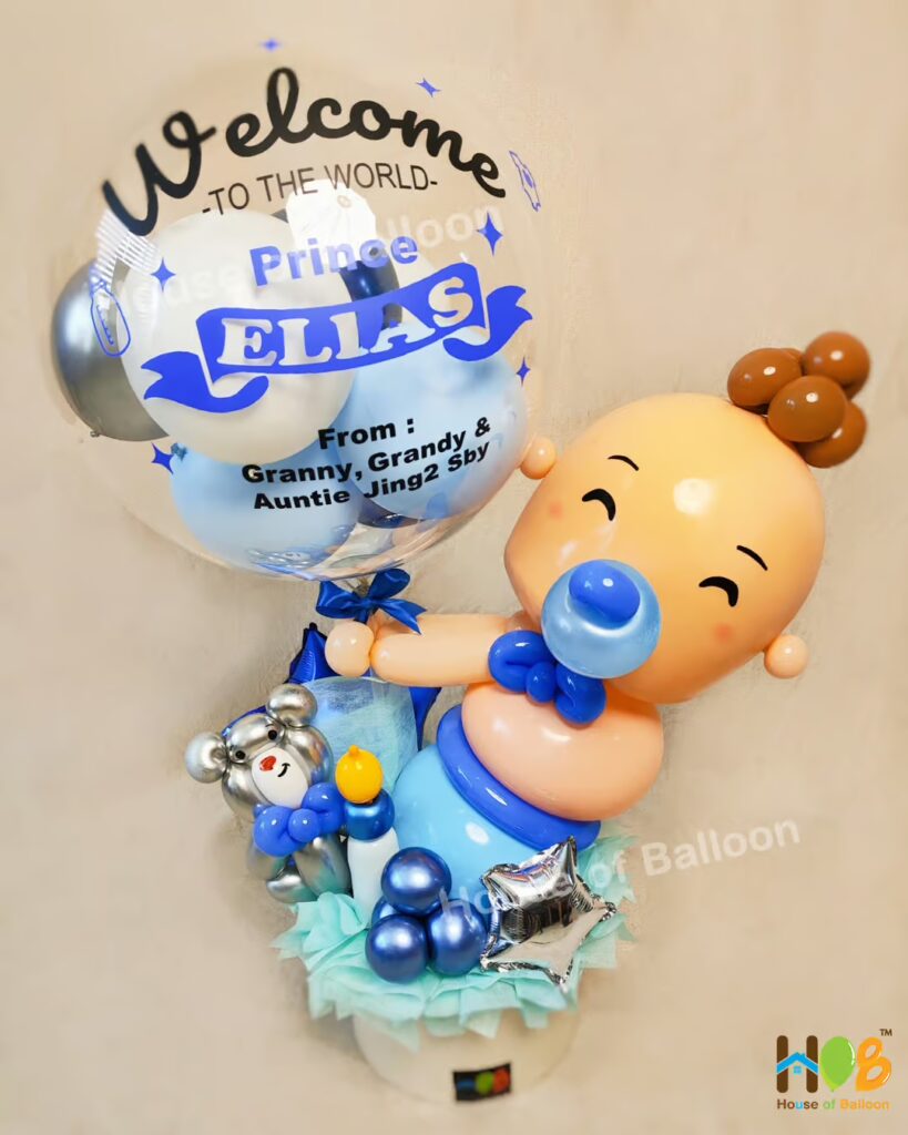 Box Balon Baby Born Lahiran Bayi Hampers