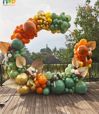 Gate Balon Organic Circle Tematik