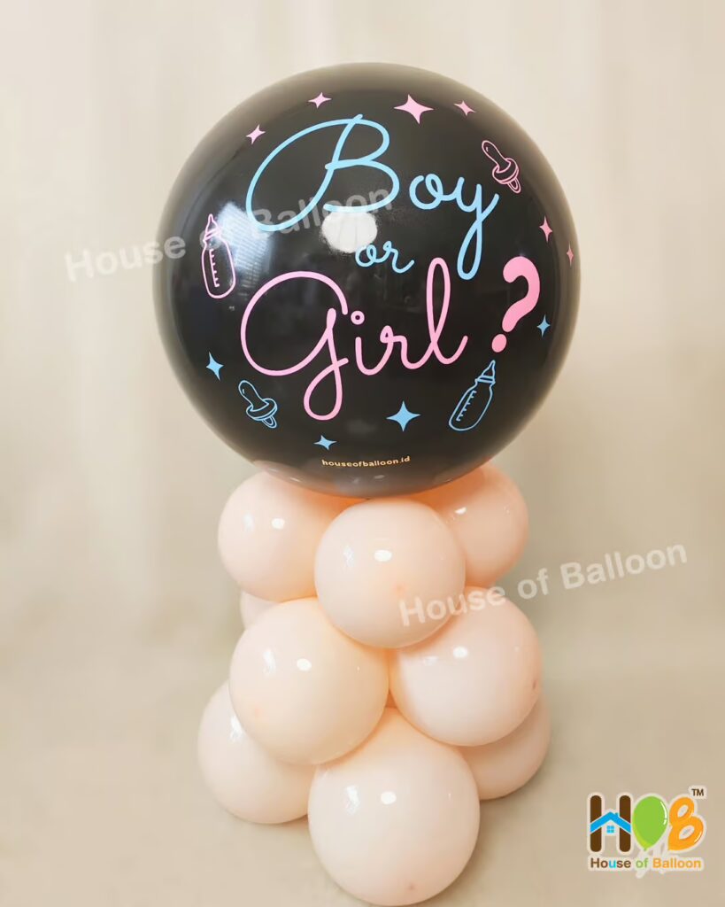 Baby Gender Reveal Exploding Balon