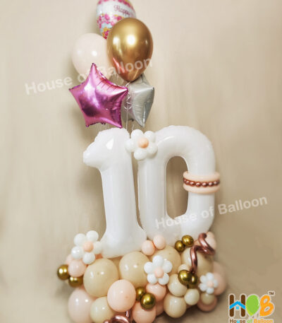 Balon Helium Angka Number Besar