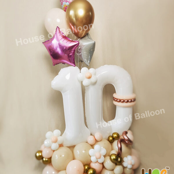 Balon Helium Angka Number Besar