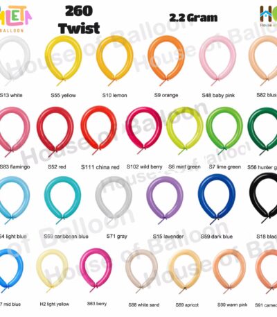 Balon Twist PALETA 260 Premium