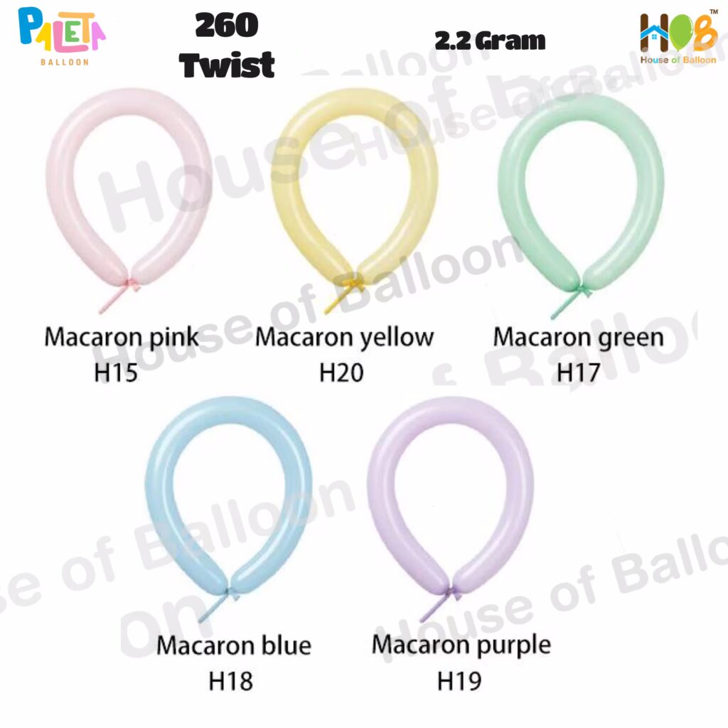 Balon Twist PALETA 260 Premium