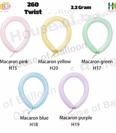Balon Twist PALETA 260 Premium