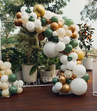 Organic Balon Backdrop Dekorasi Balon Ulang Tahun Bandung