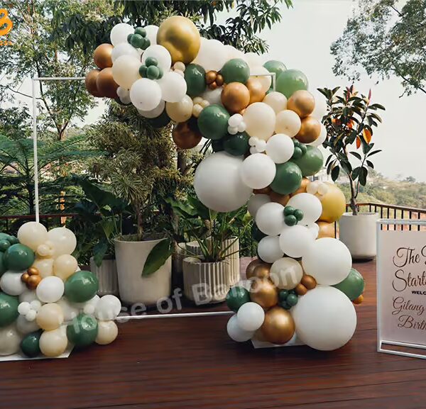 Organic Balon Backdrop Dekorasi Balon Ulang Tahun Bandung