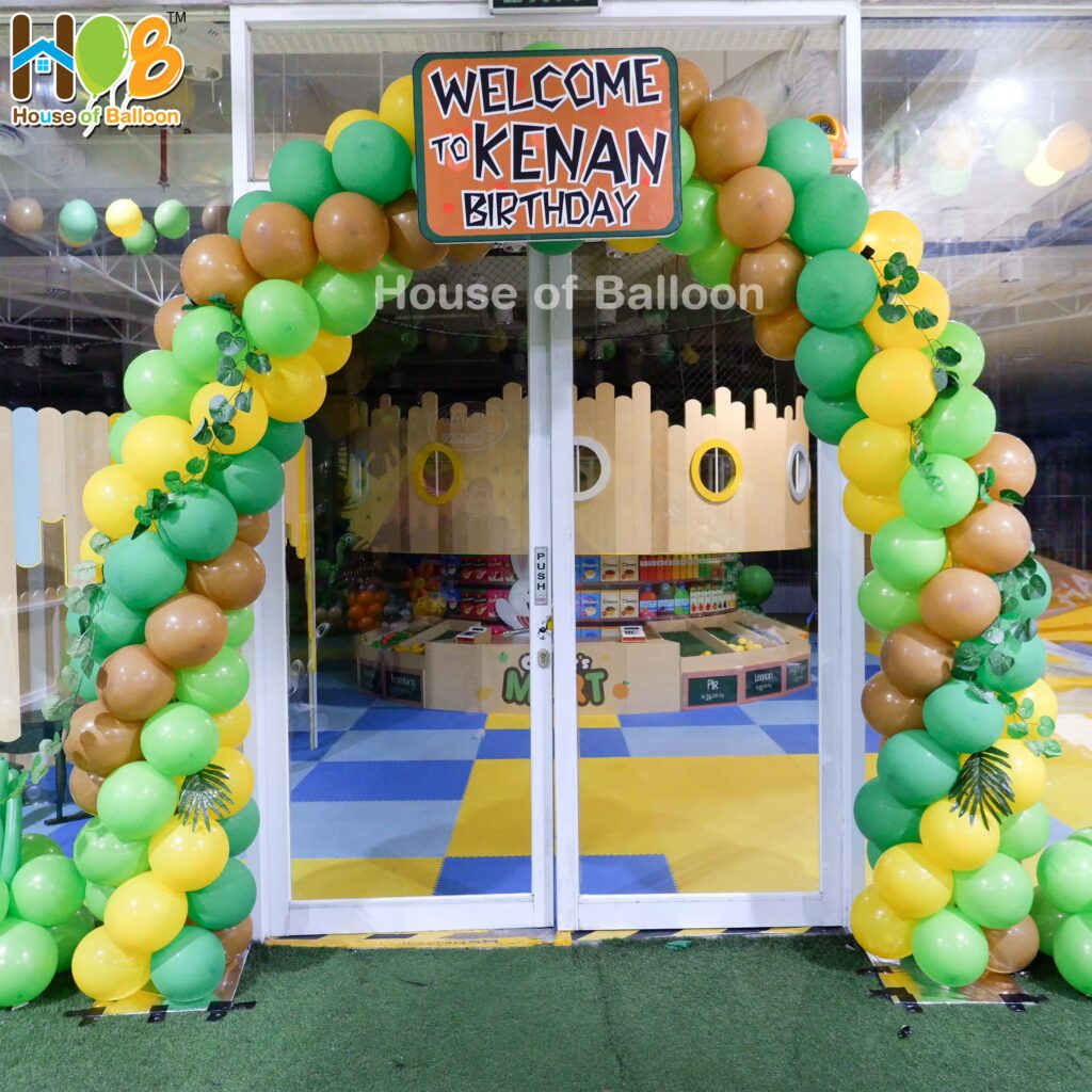 Gate Balon Simple Dekorasi Birthday