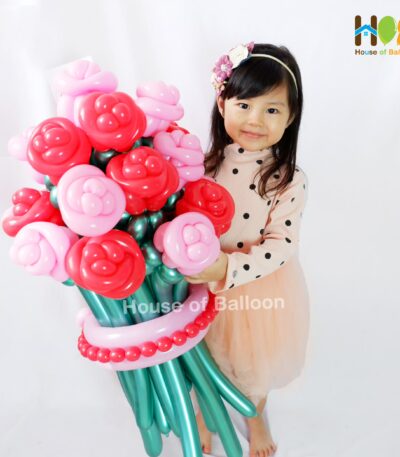 Buket Balon Bunga Flower Bouquet