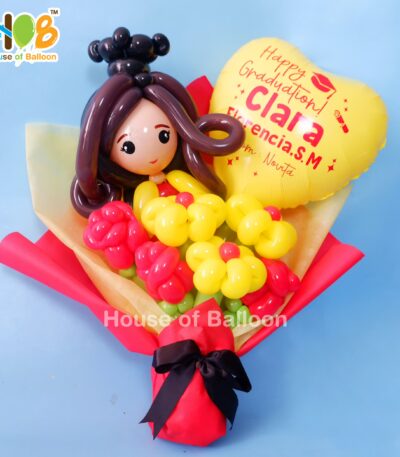 Graduation Buket Wisuda Balon Bunga Bouquet