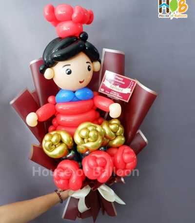 Graduation Buket Wisuda Balon Bunga Bouquet