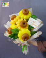 Bunga Sunflower Buket Balon Bunga