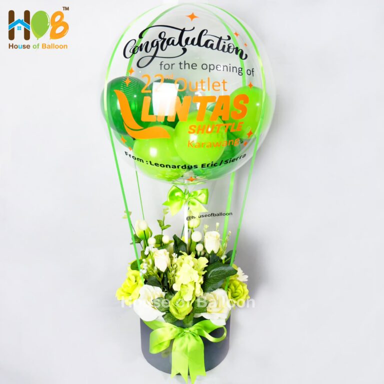 Parcel Balon Ucapan Flower Box