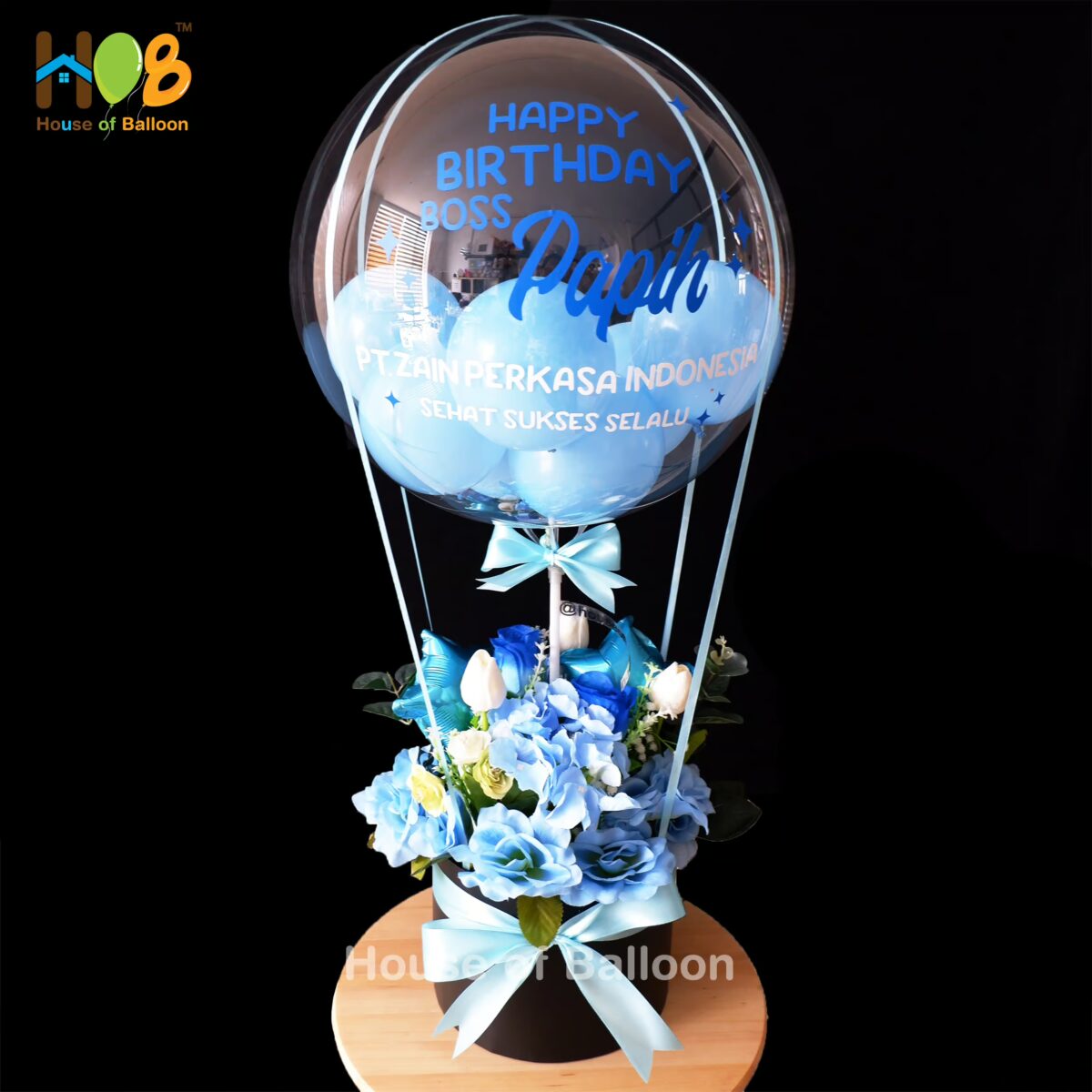 Parcel Balon Ucapan Flower Box