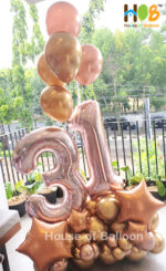 Balon Helium Angka Number Besar