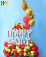 Balon Helium Happy Birthday Organic