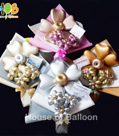 Graduation Lovely Buket Balon Bunga Wisuda Bouquet