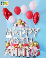 Balon Helium Happy Birthday Organic