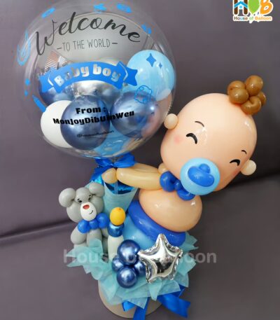 Box Balon Baby Born Lahiran Bayi Hampers