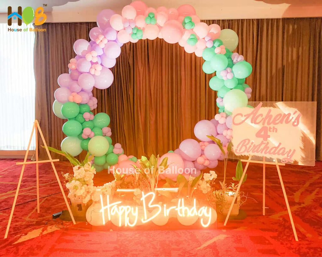 Photobooth Dekorasi Bandung Lingkaran Balon Unicorn Pony