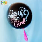 Baby Gender Reveal Exploding Balon Helium