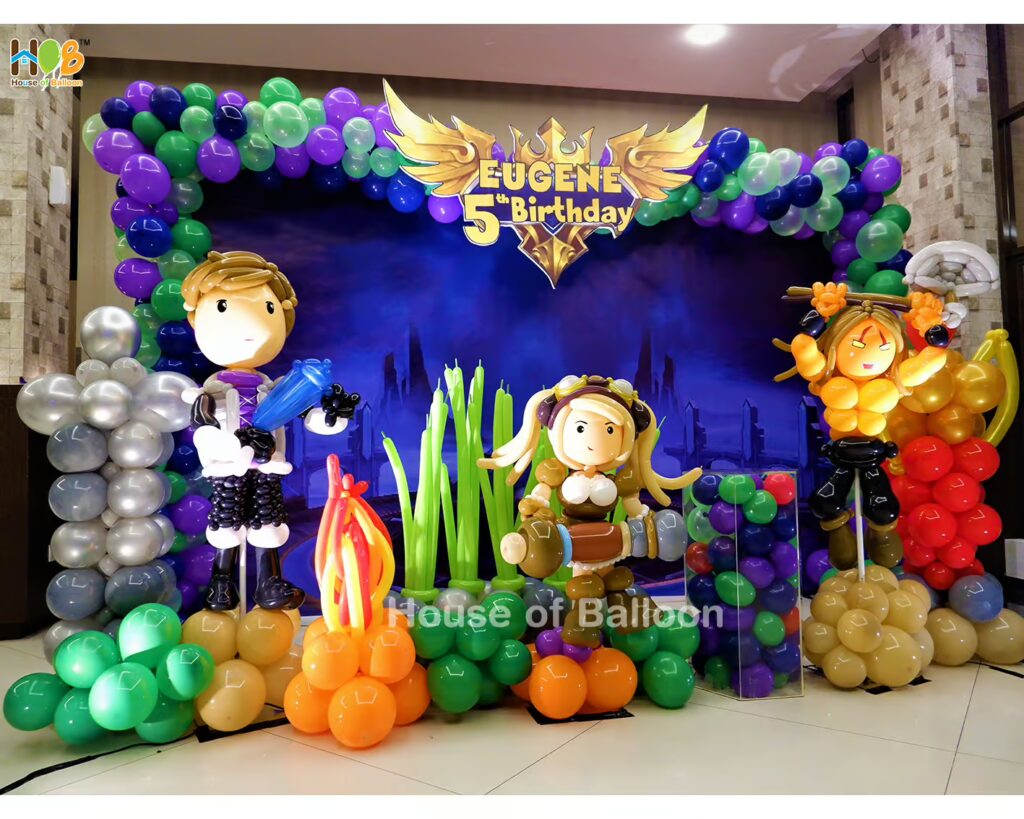 Stage Dekorasi Backdrop Print Tematik Karakter Mobile Legend