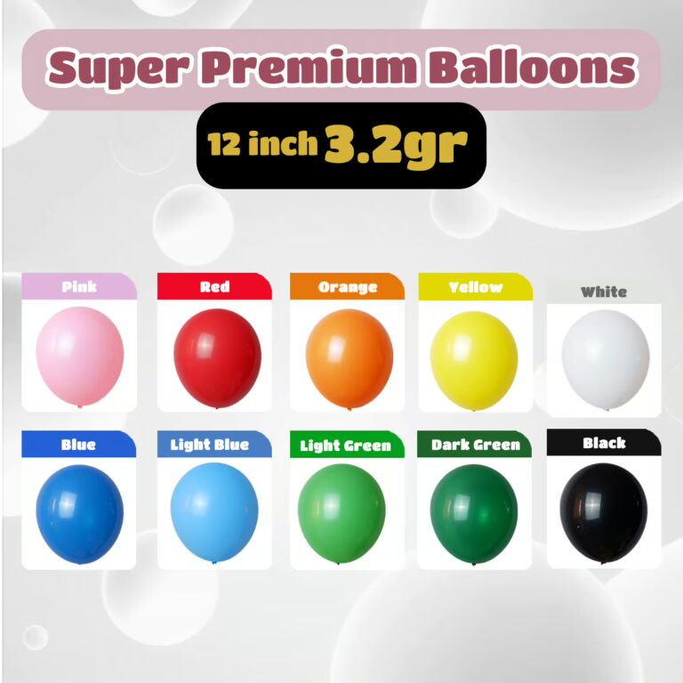 Balon Latex Premium Tebal Balon 3.2gr