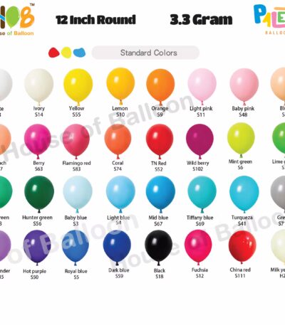 Balon Latex Premium Paleta