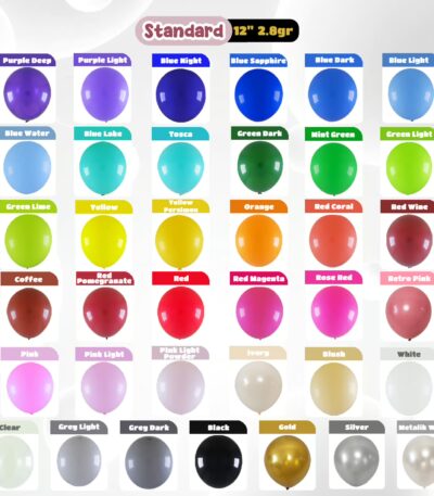 Balon latex Tebal Balon Decotex 2.8gr