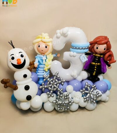 Parcel Karakter Balon Frozen Elsa Birthday