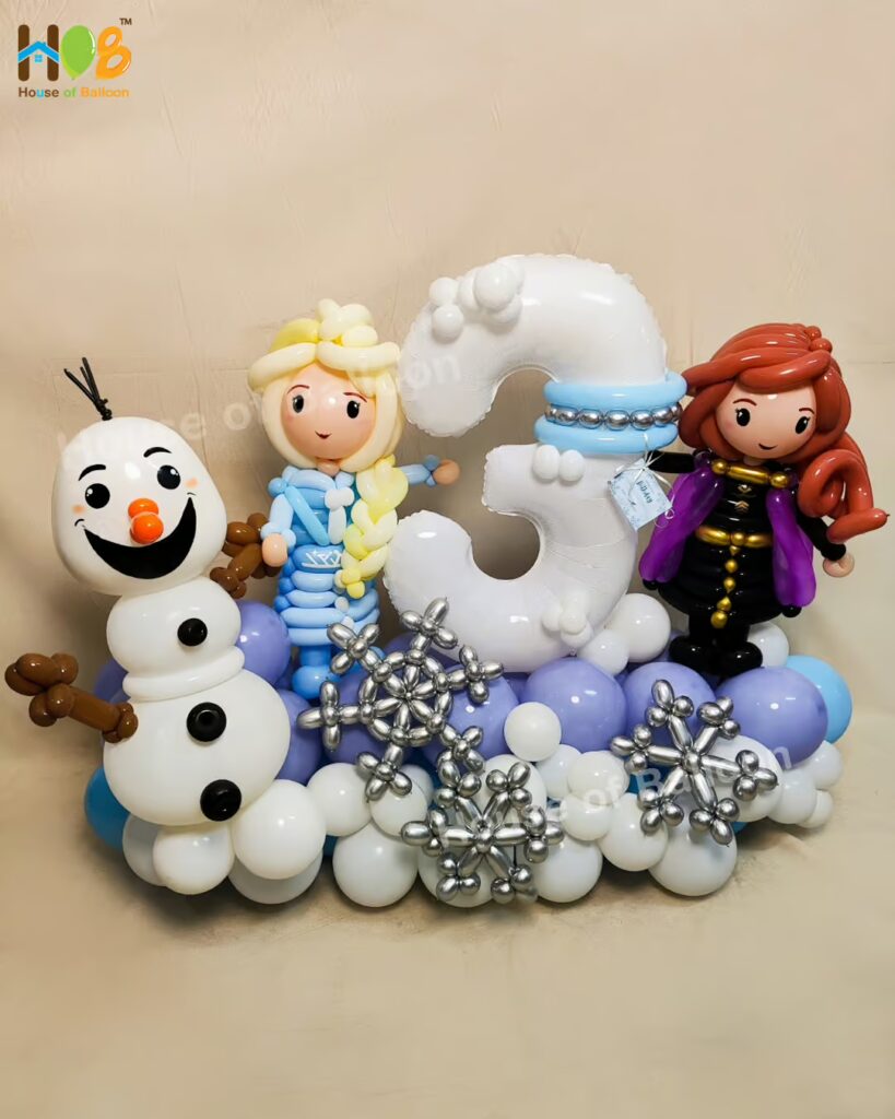 Parcel Karakter Balon Frozen Elsa Birthday
