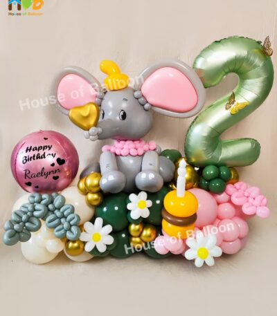 Parcel Karakter Balon Dumbo Elephant Birthday