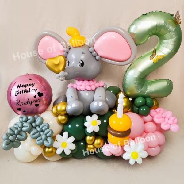 Parcel Karakter Balon Dumbo Elephant Birthday