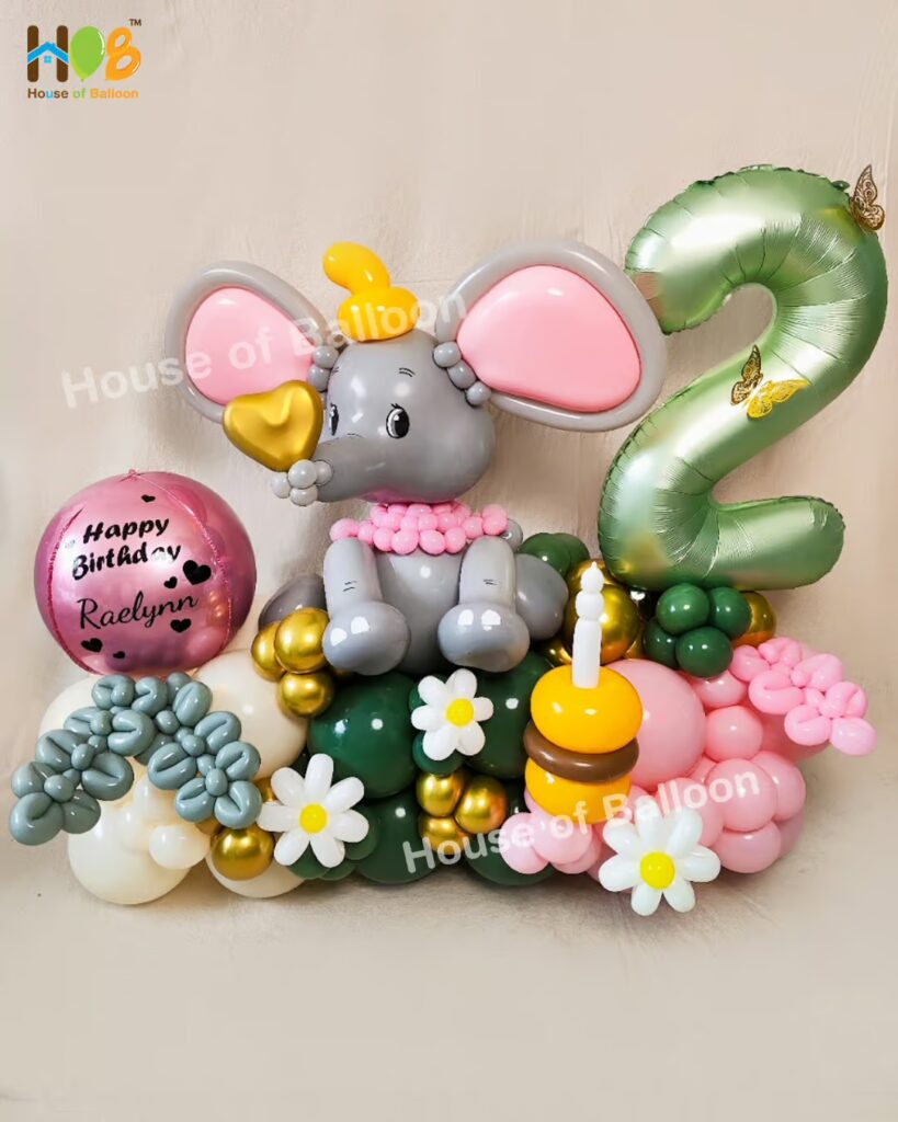 Parcel Karakter Balon Dumbo Elephant Birthday