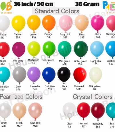 Balon Jumbo - Balon Latex Premium Paleta