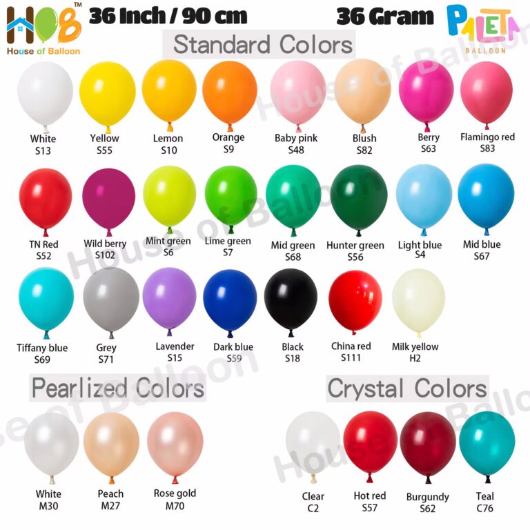 Balon Jumbo - Balon Latex Premium Paleta