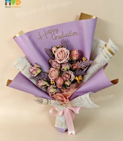 Buket Bunga Graduation Rose Mawar Rose Gala