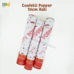 Party Popper Tematik dan Hati