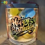 Cake Box Bulat Atap Solid Diameter 22cm dan 26cm Kotak Kue Mika Bundar Transparant Bentuk Tabung - Image 2