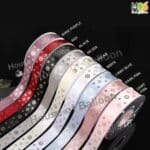 Pita LV Pattern Gold Emas Import - Gold Stamp Foil Print Ribbon 2.5 CM / Pita Satin - Image 2