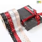 Pita LV Pattern Gold Emas Import - Gold Stamp Foil Print Ribbon 2.5 CM / Pita Satin - Image 3