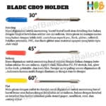 Blade Holder CB09 Pisau Cutting Kompatible dengan Graphtec Silhouette Cameo 1/2/3/4 Potrait 1/2 - Image 2
