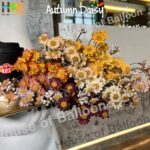 Bunga Daisy Artificial - Warna Autumn Fall Vintage Color - 30 Heads - Realistik Musim Gugur - Image 2